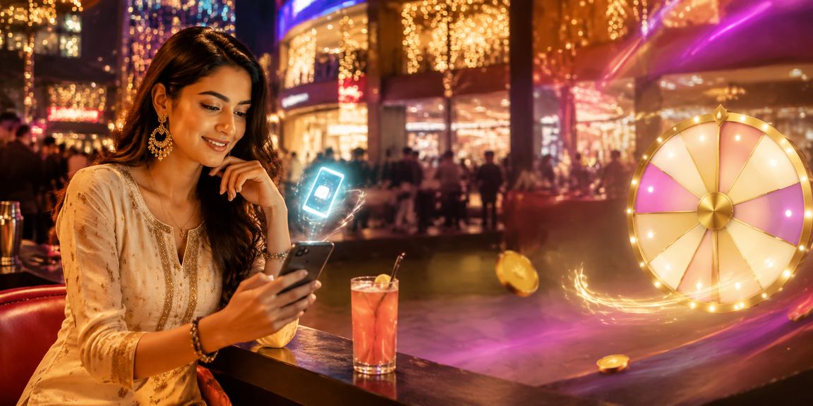 Playing live roulette on mobile device in Delhi casino environment
